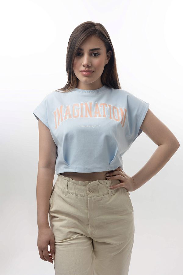 Топ короткий рукав